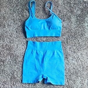 Vibrant Blue Activewear Set